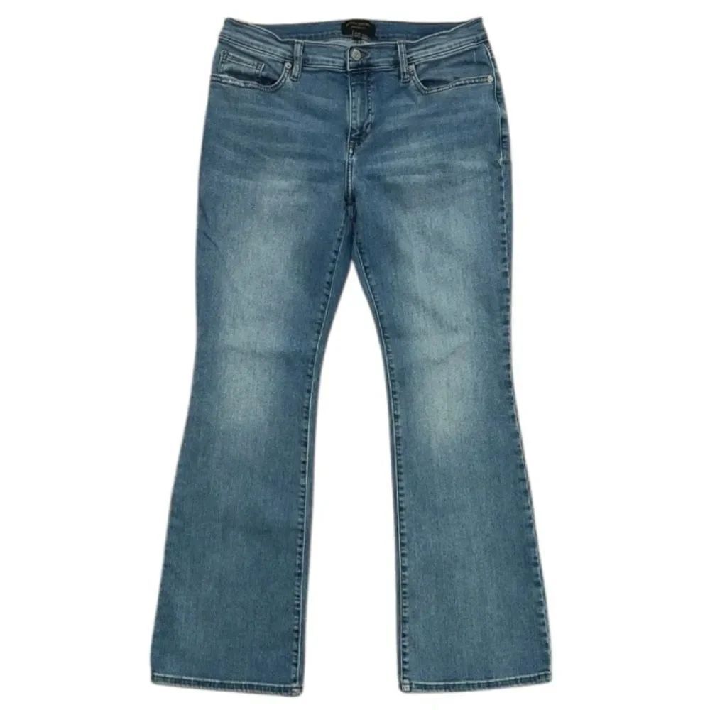 Banana Republic Factory Low-Rise Light Wash Boot Cut Jeans